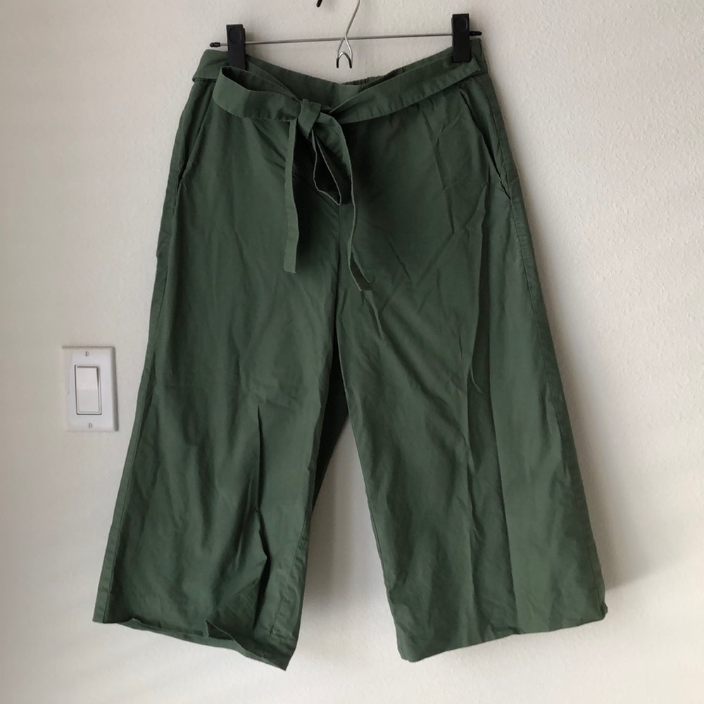 J. Crew waist ribbon cropped pants